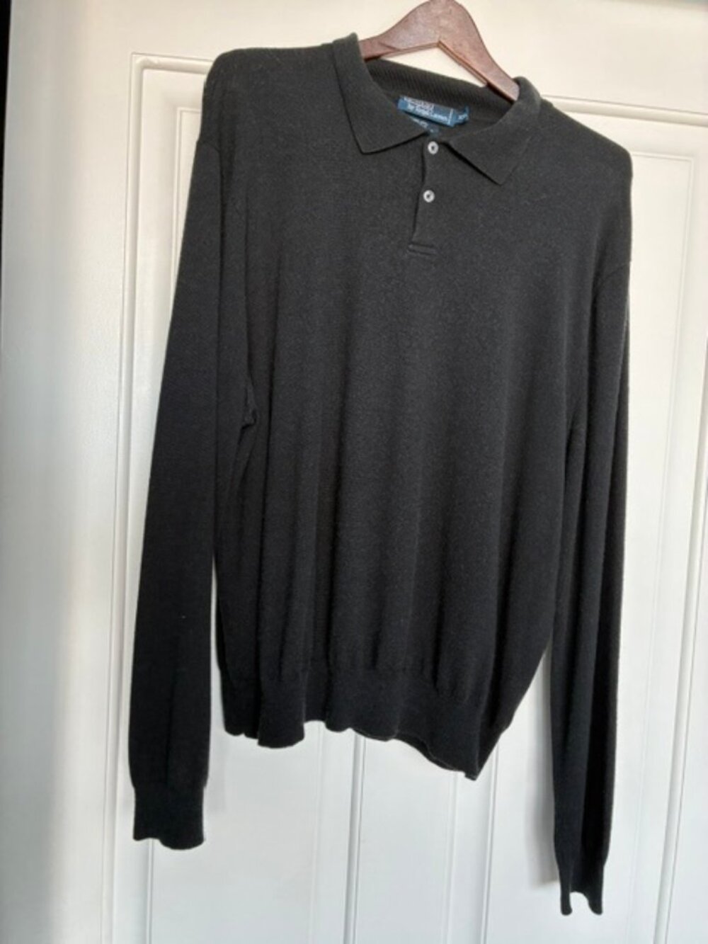 Ralph Lauren Polo Long Sleeve Black Shirt
